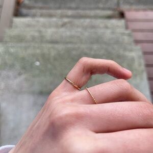 14k rose gold wedding band 1.2mm band